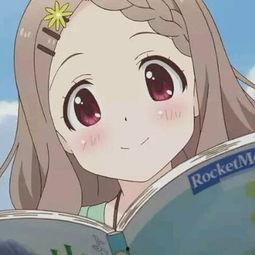 吃瓜表情动漫女生可爱